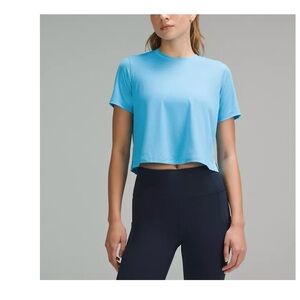 Lululemon Blue Cropped Top